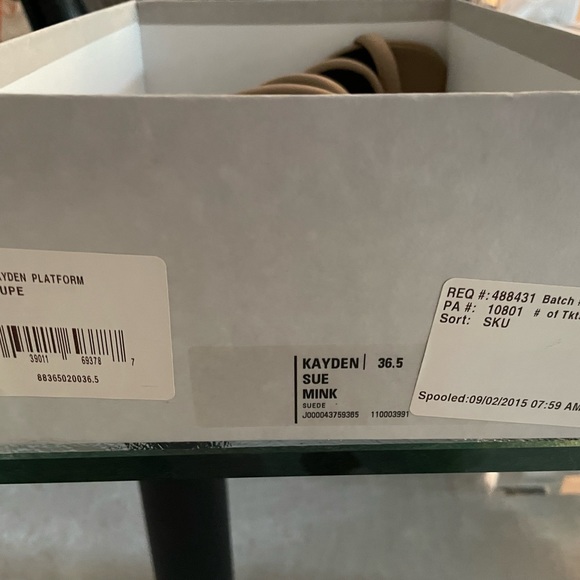 Giuseppe Zanotti platform Mink Suede NEVER WORN - Picture 14 of 14